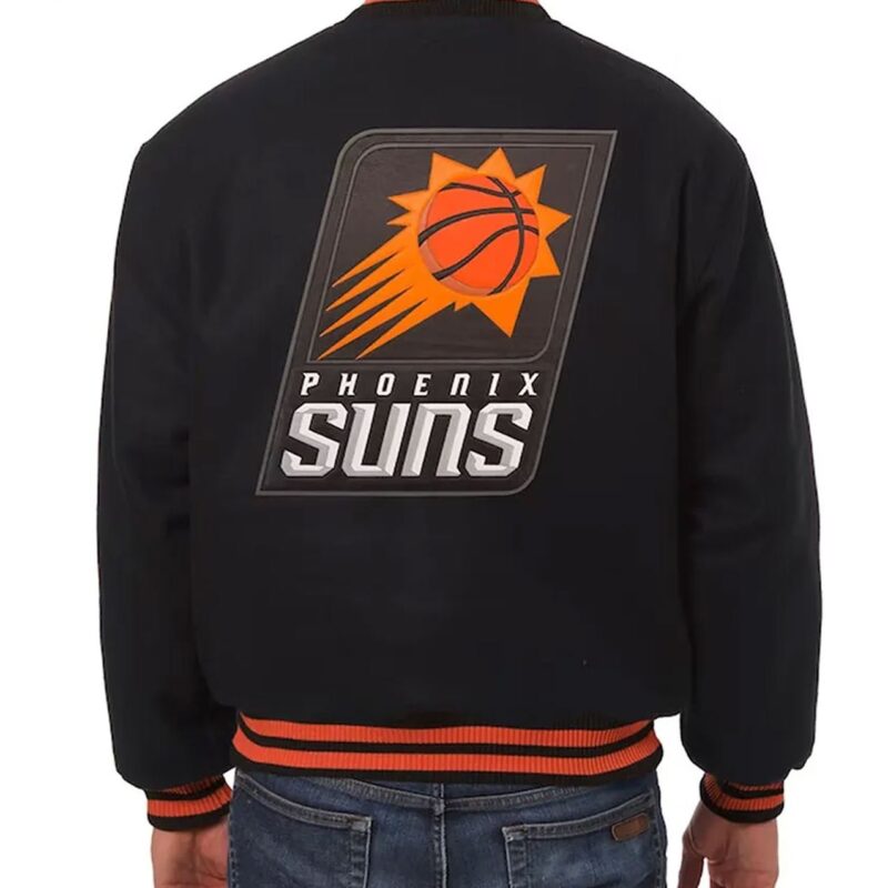 Phoenix Suns Black Wool Jacket