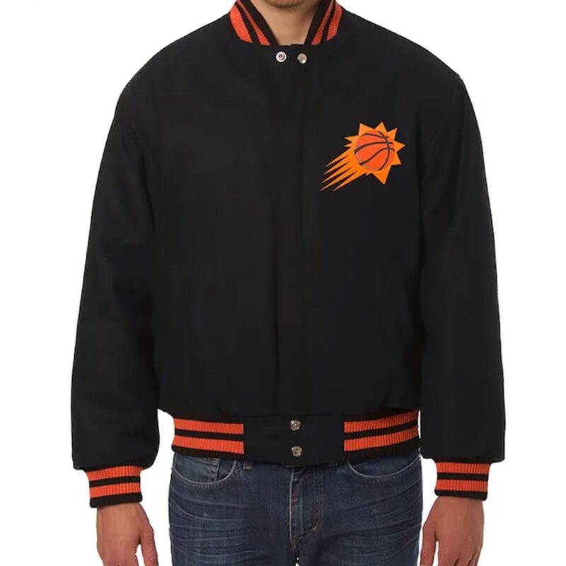 Phoenix Suns Black Wool Jacket