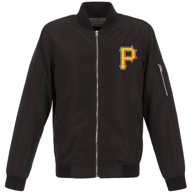 Pittsburgh Pirates Bomber Lightweight Nylon Jacket