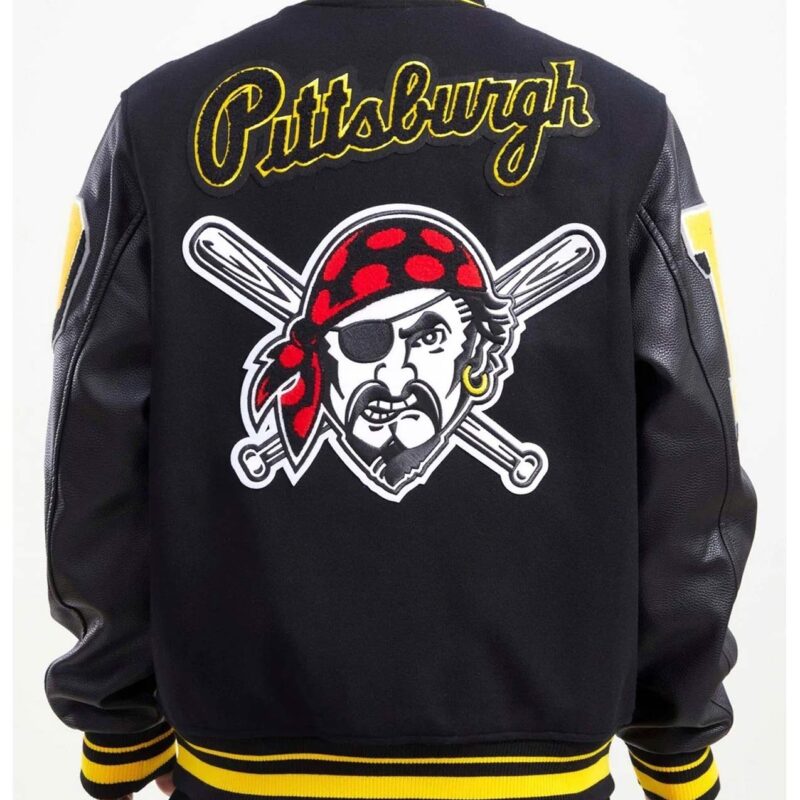 Pittsburgh Pirates Logo Mash Up Varsity Jacket