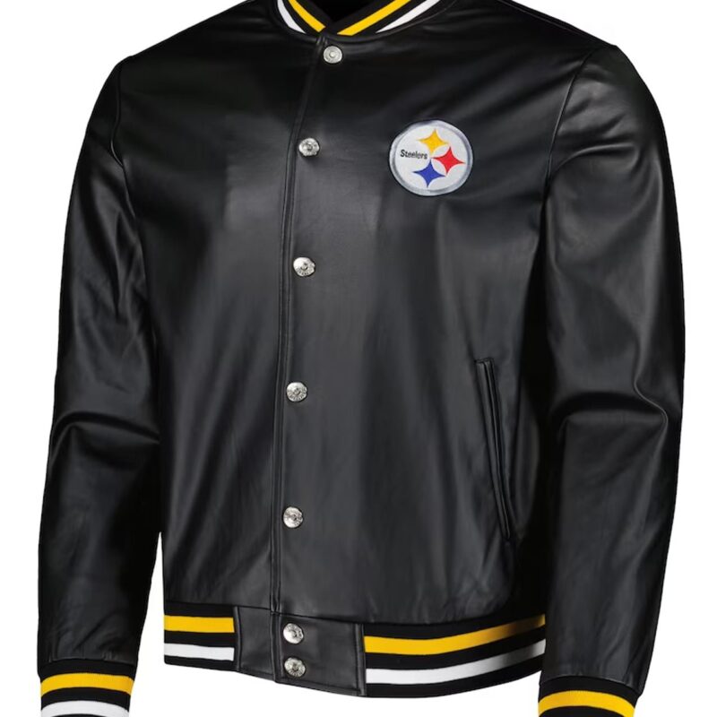 Pittsburgh Steelers Metallic Black Jacket