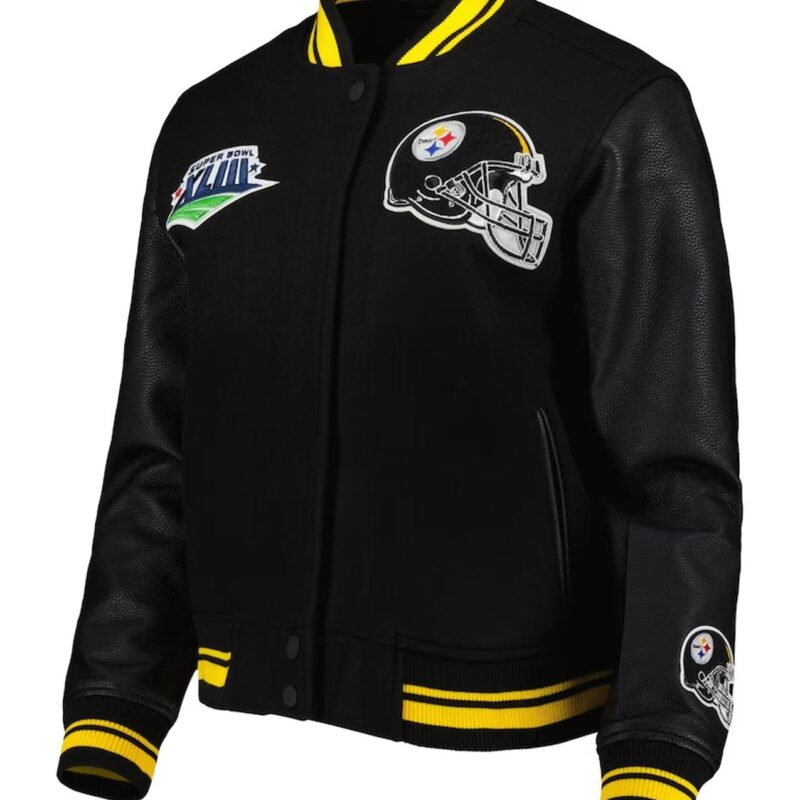 Mash Up Pittsburgh Steelers Varsity Jacket