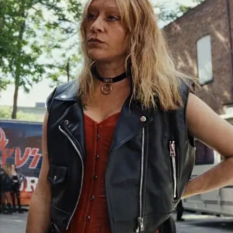 Poker Face Chloë Sevigny Leather Vest