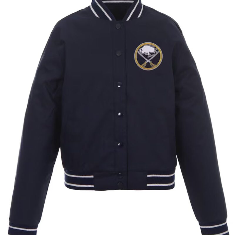 Navy Buffalo Sabres Poly Twill Jacket