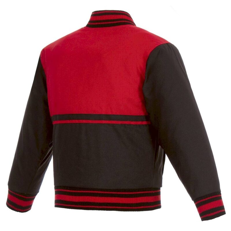 Calgary Flames Youth Black and Red Jacket