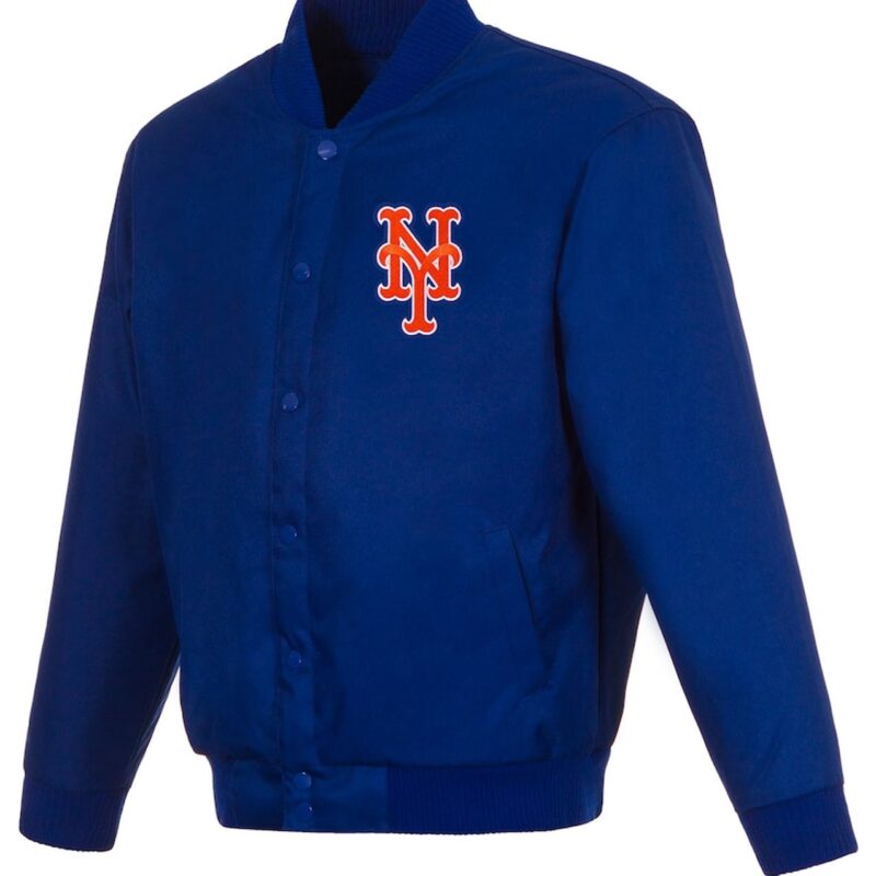 Royal New York Mets Poly Twill Jacket