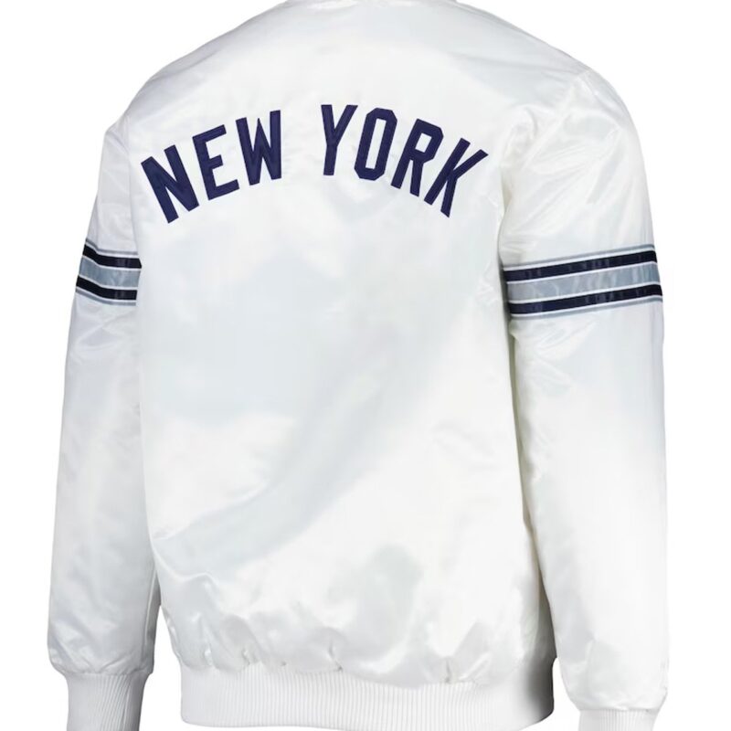 Power Forward New York Yankees White Jacket