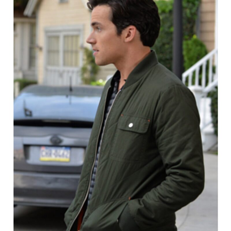 Pretty Little Liars S05 Ian Harding Green Jacket