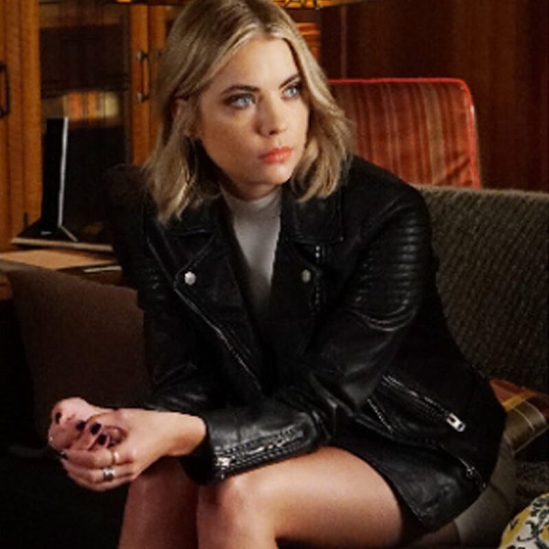 Pretty Little Liars S06 Ashley Benson Quilted Leather Jacket