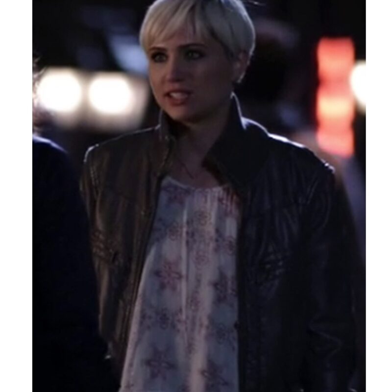 Pretty Little Liars S06 Dre Davis Brown Leather Jacket