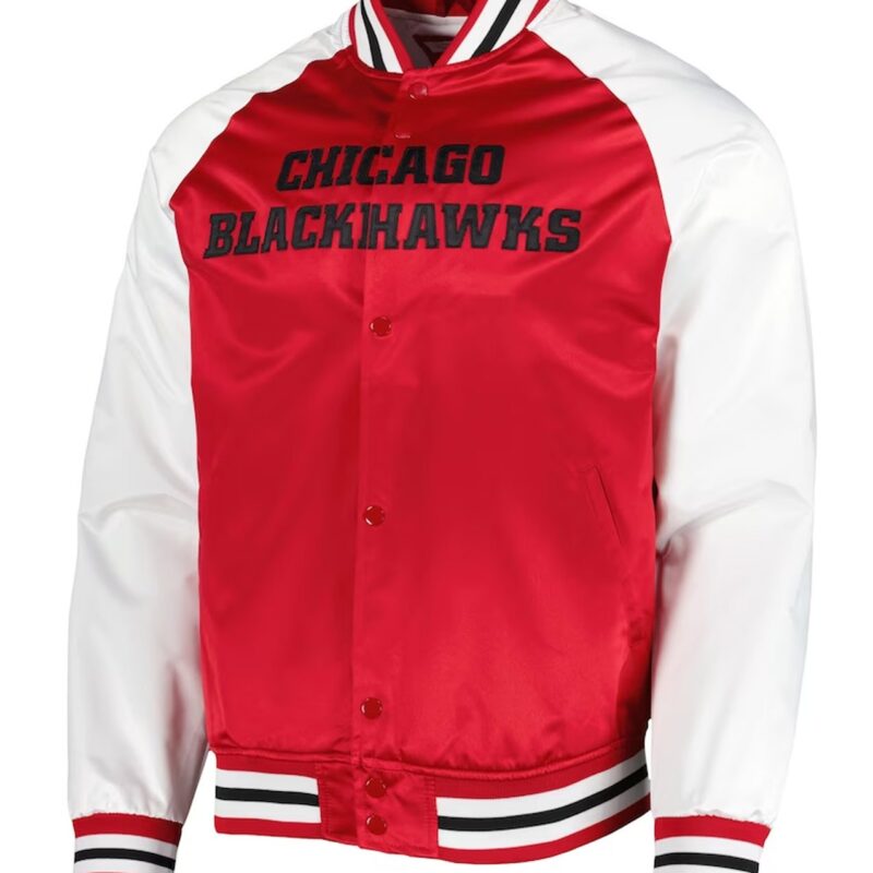 Red/White Chicago Blackhawks Prime Time Jacket