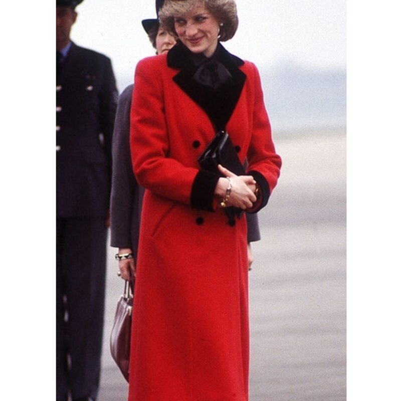 Princess of Wales Diana Red Coat