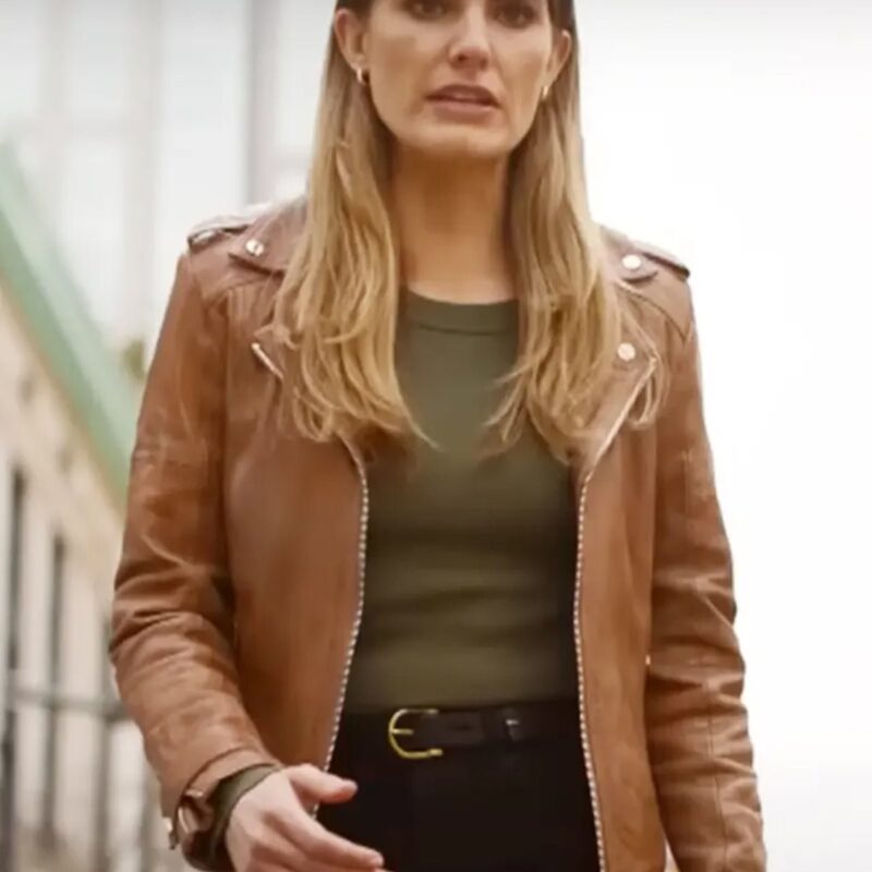 Quantum Leap Caitlin Bassett Leather Jacket