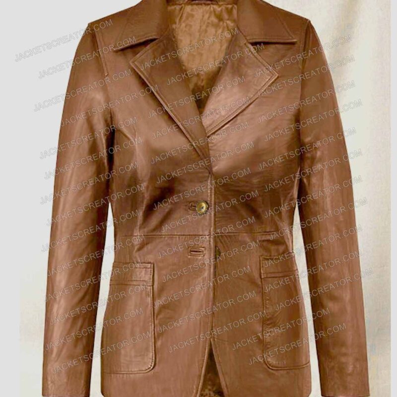 Friends Season 05 Jennifer Aniston Leather Blazer