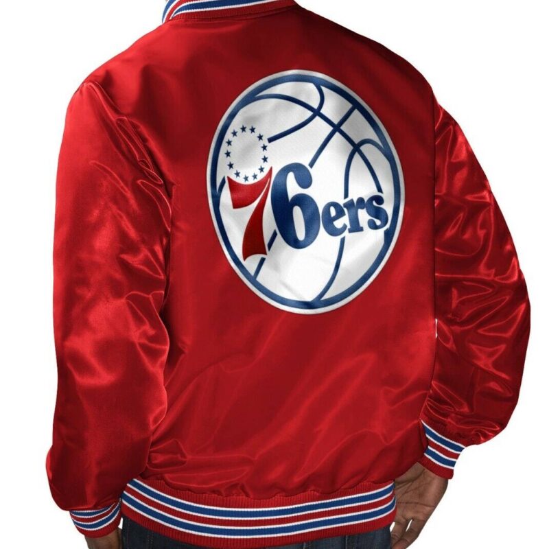 Red Philadelphia 76ers The Champ Jacket