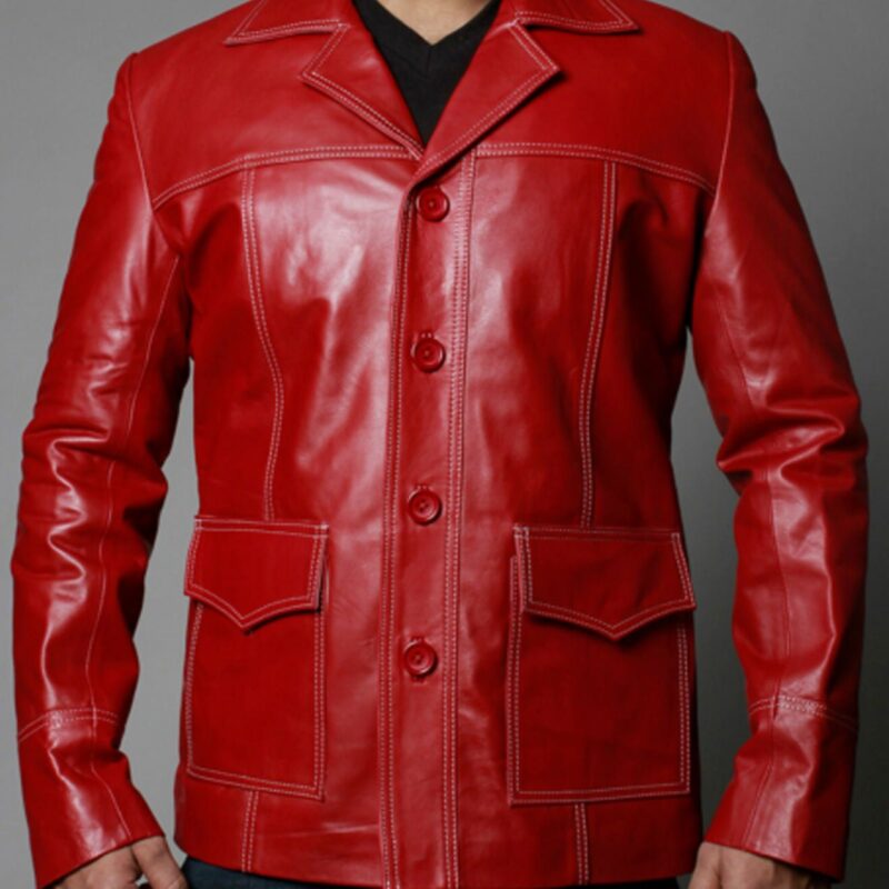 Choose Love Avan Jogia Red Leather Jacket