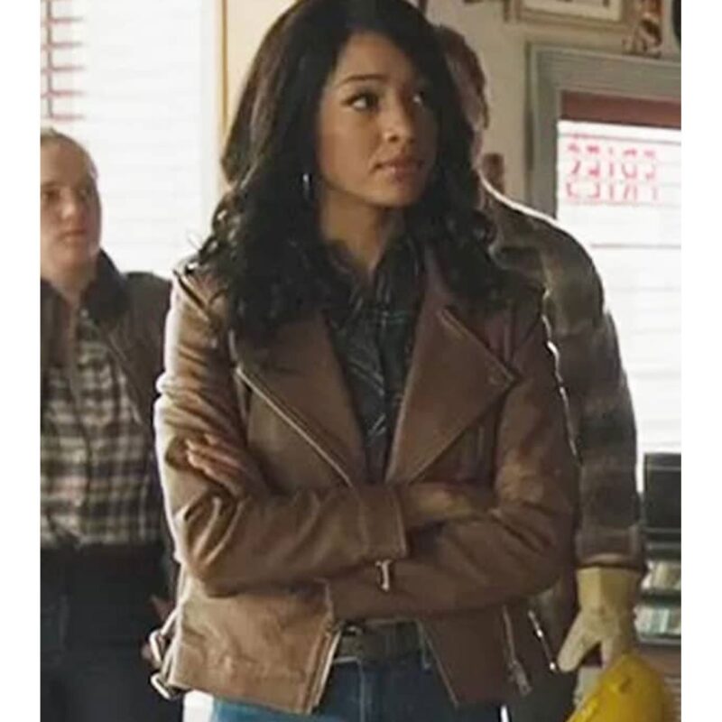 Riverdale S06 Erinn Westbrook Brown Leather Jacket