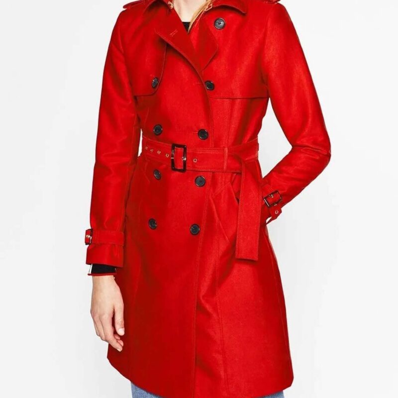 Riverdale Tiera Skovbye Red Coat