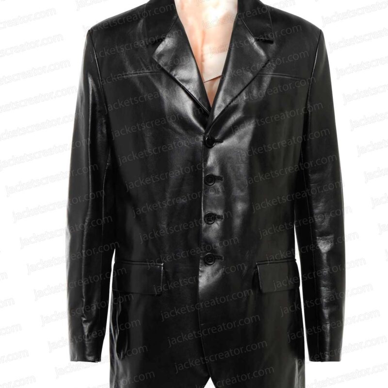 Silo Common Leather Blazer