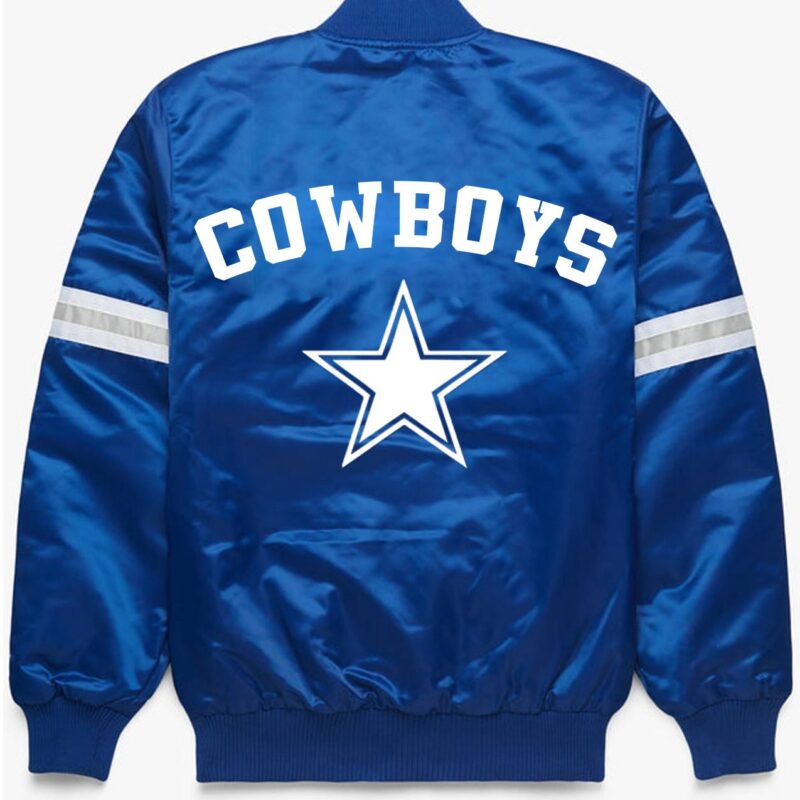 Royal Dallas Cowboys Satin Jacket