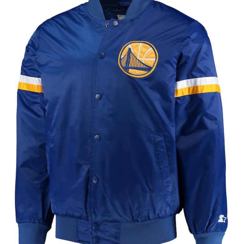 Golden State Warriors The Champ Royal Satin Jacket