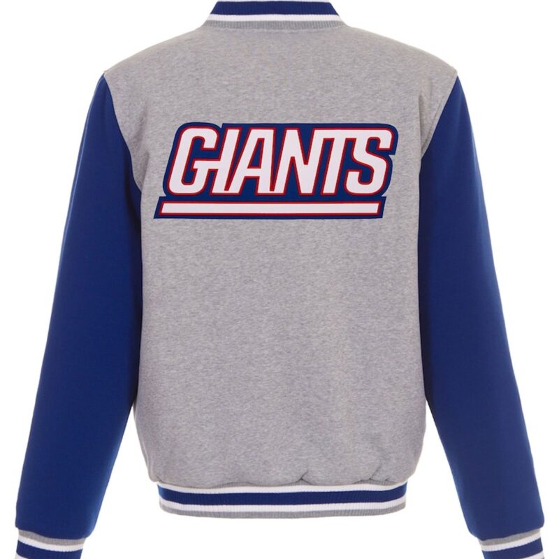 Royal/Gray New York Giants Varsity Wool Jacket