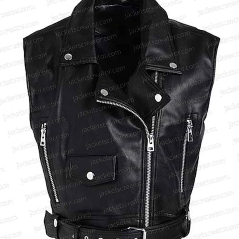 Poker Face Chloë Sevigny Leather Vest