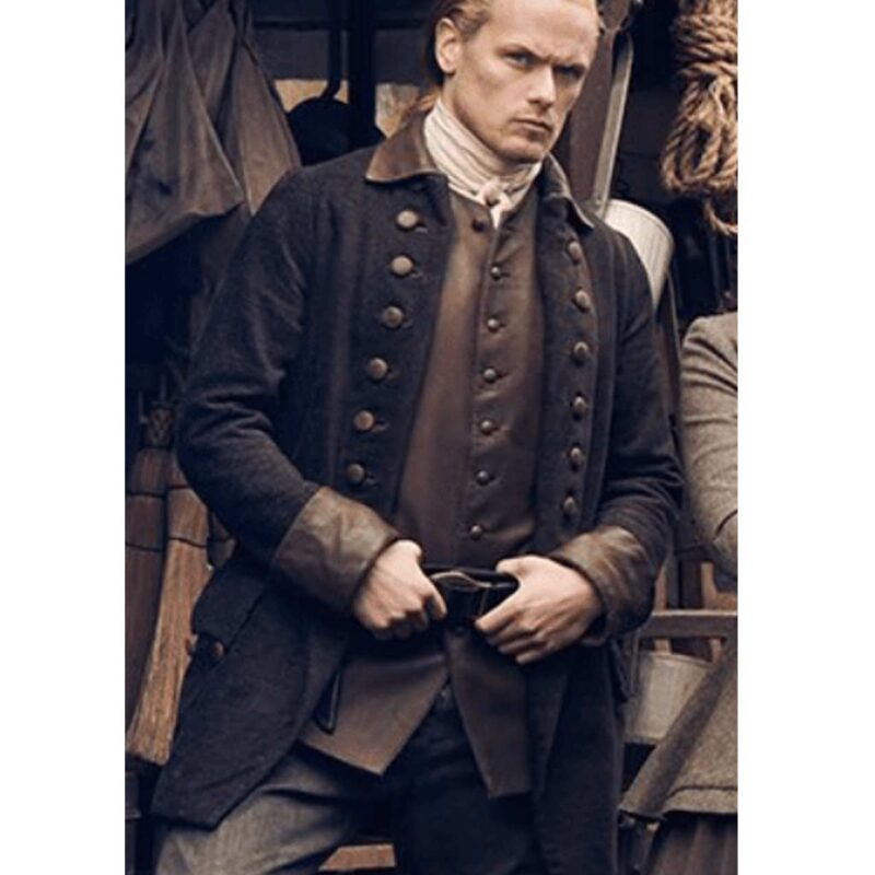 Sam Heughan Outlander Season 6 Trench Coat