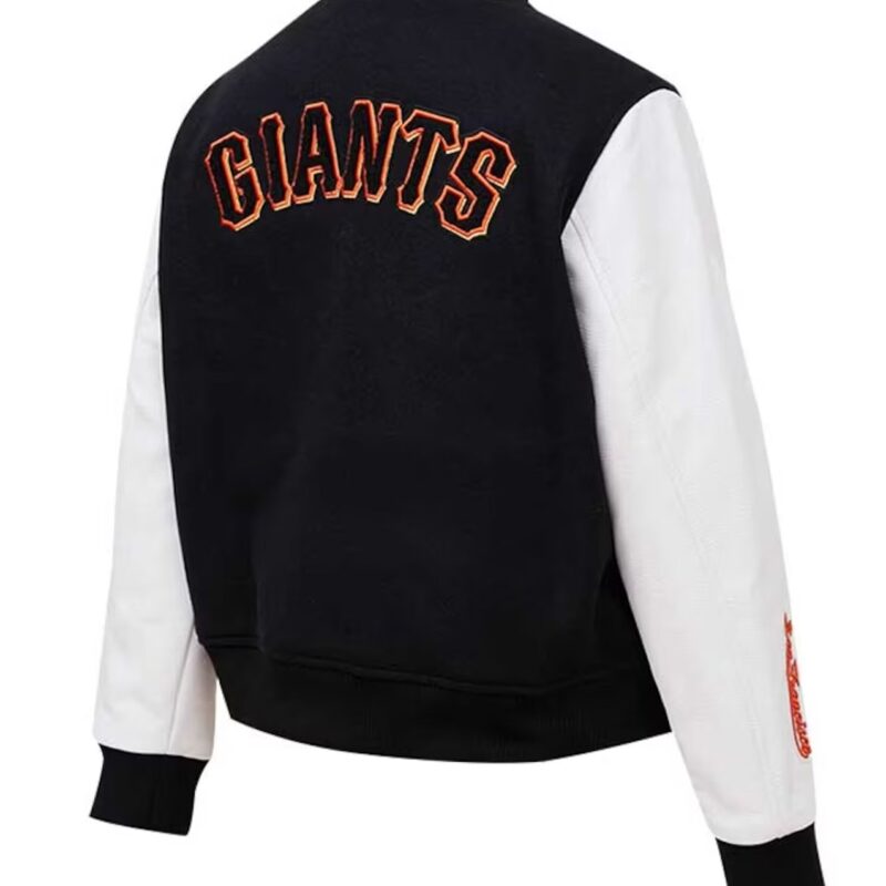 San Francisco Giants Varsity Black and White Jacket