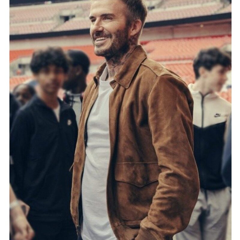 Save Our Squad David Beckham Leather Jacket
