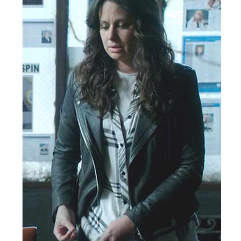 Scandal Season 4 Katie Lowes Leather Jacket