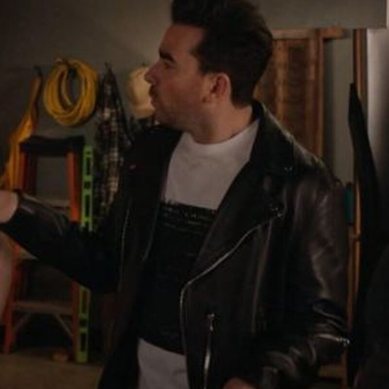 Schitt’s Creek S06 Dan Levy Leather Jacket