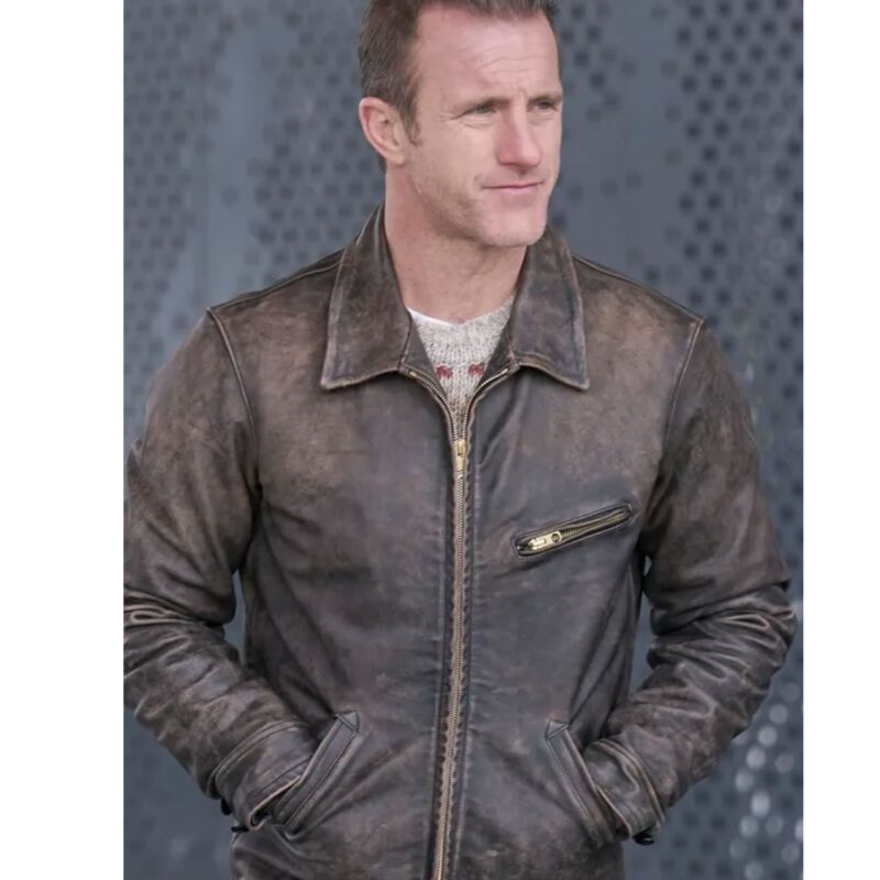 Alert Missing Persons Unit Scott Caan Leather Jacket