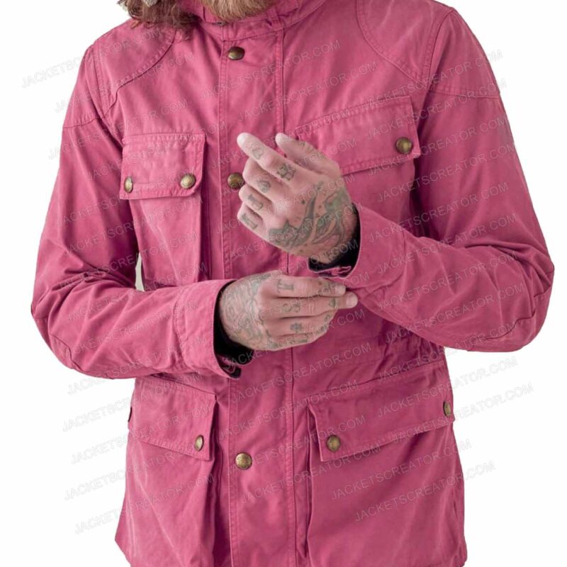 Emilia Clarke Secret Invasion Pink Jacket