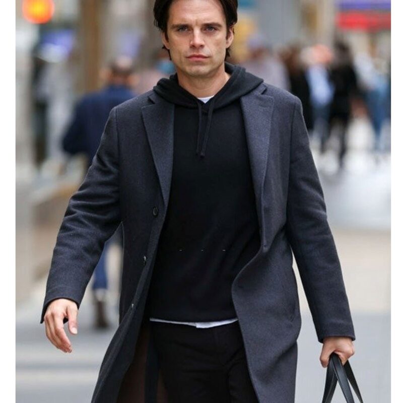 Sharper Sebastian Stan Coat
