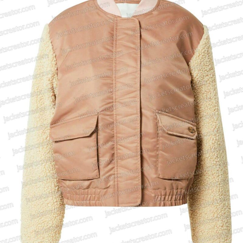 All American S04 GeffriMaya Teddy Bomber Jacket