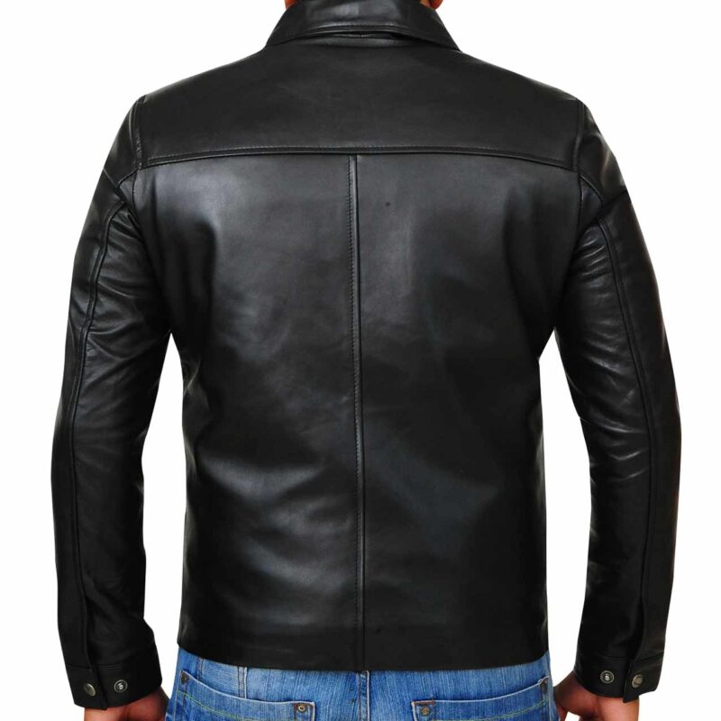 Adam Lambert Black Leather Jacket