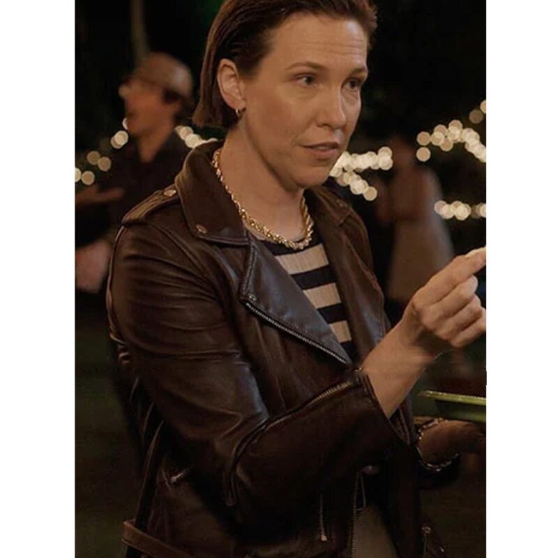 Single Drunk Female Rebecca Henderson Leather Jacket