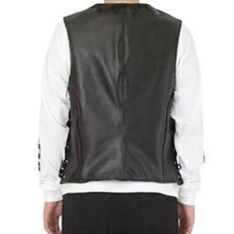 Skeleton Leather Vest