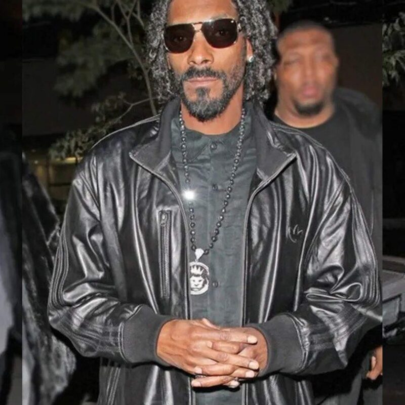 Snoop Dogg Bomber Leather Jacket