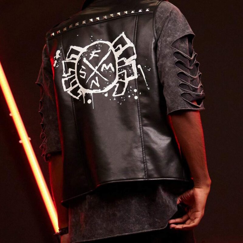 Spider-Punk Across the Spider-Verse Leather Vest