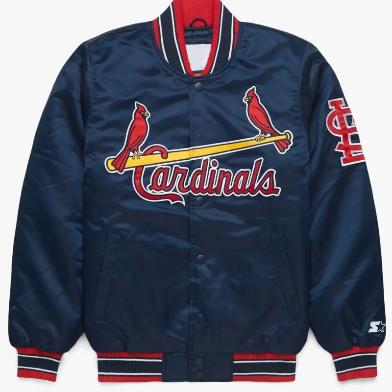 St. Louis Cardinals Navy Bomber Jacket