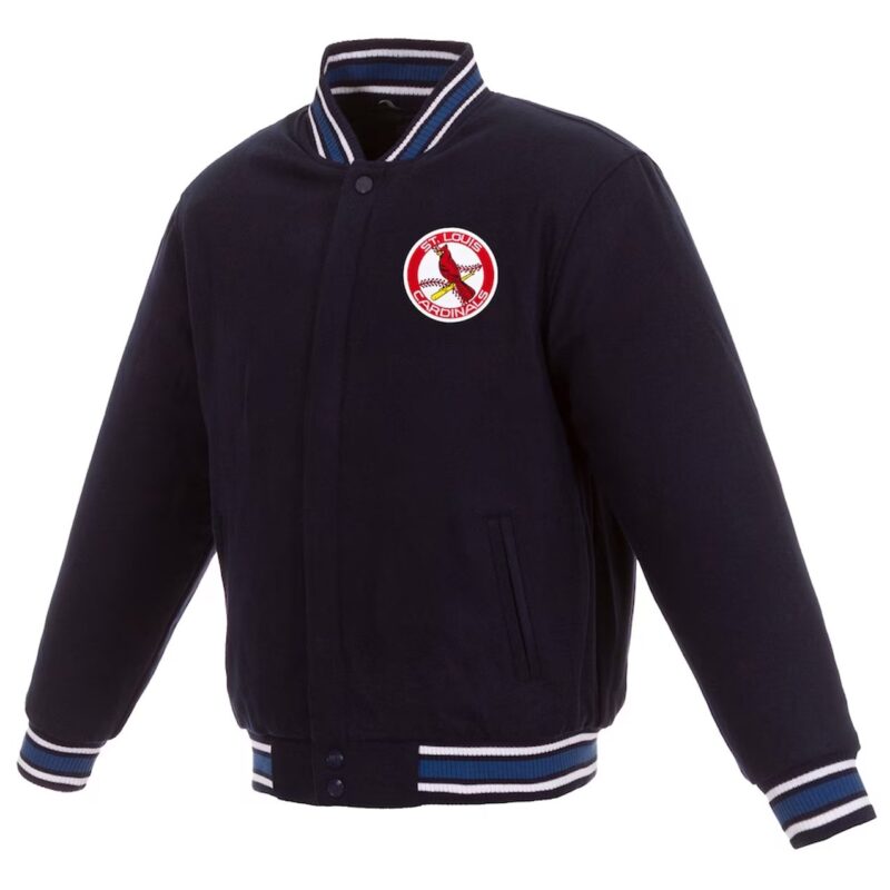 St. Louis Cardinals Navy Wool Varsity Jacket