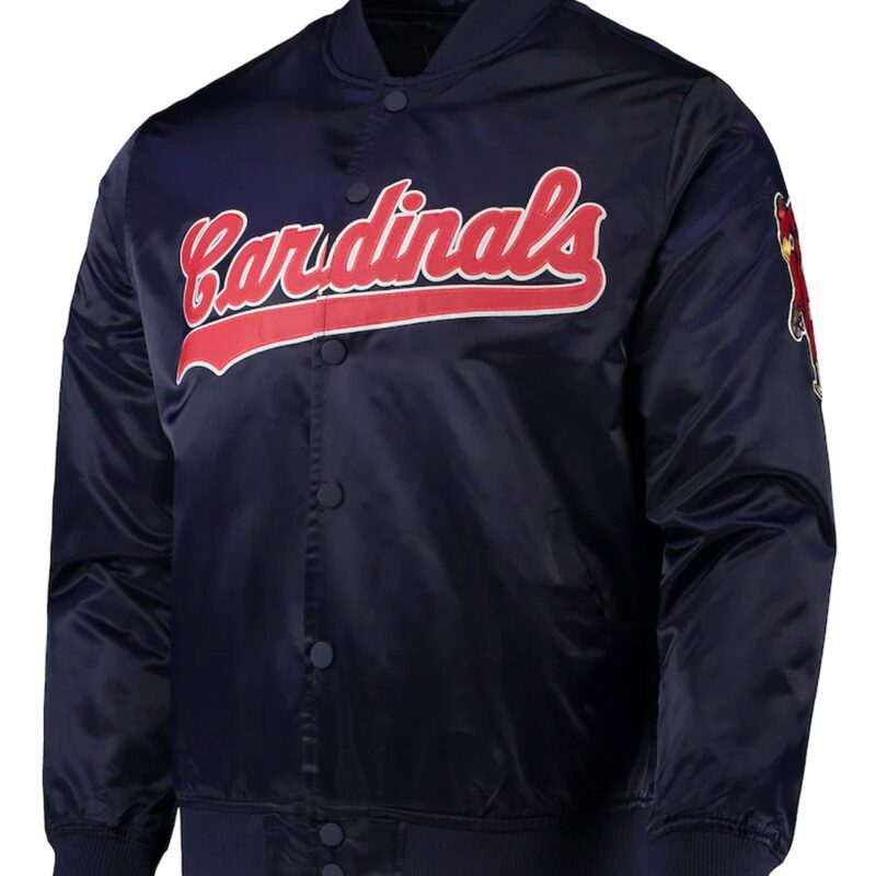 St. Louis Cardinals Navy Wordmark Jacket