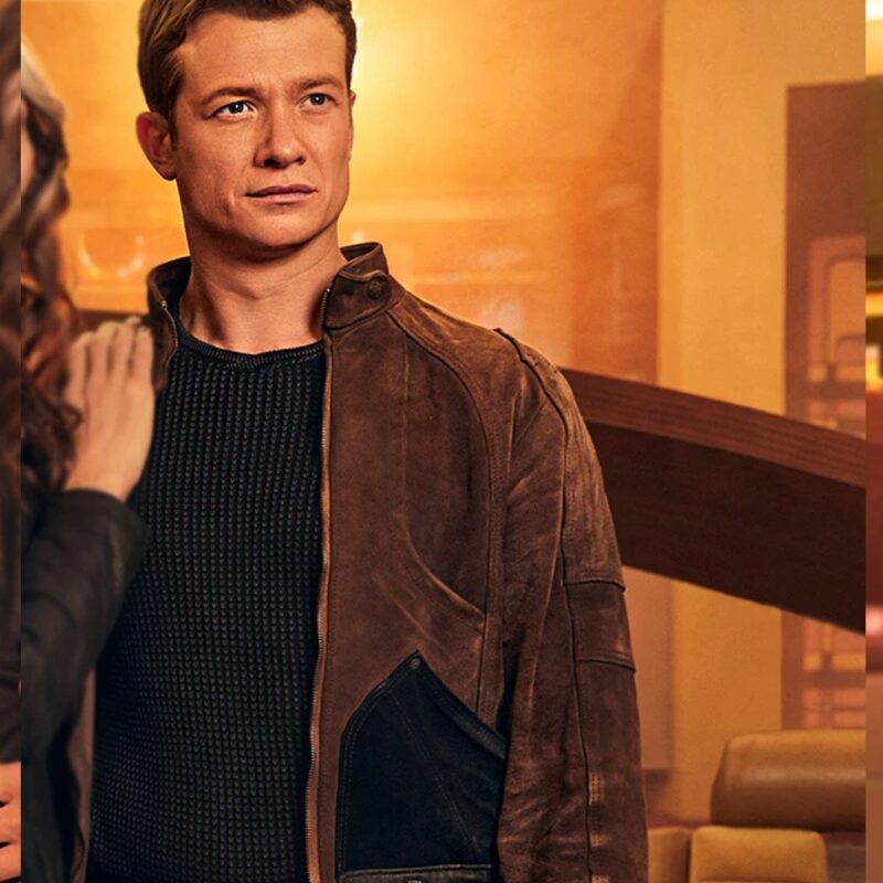 Star Trek Picard Ed Speleers Suede Jacket