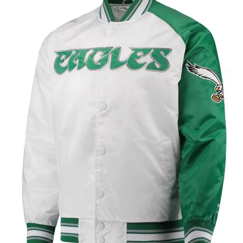 Philadelphia Eagles Start of Season White and Green Jacket