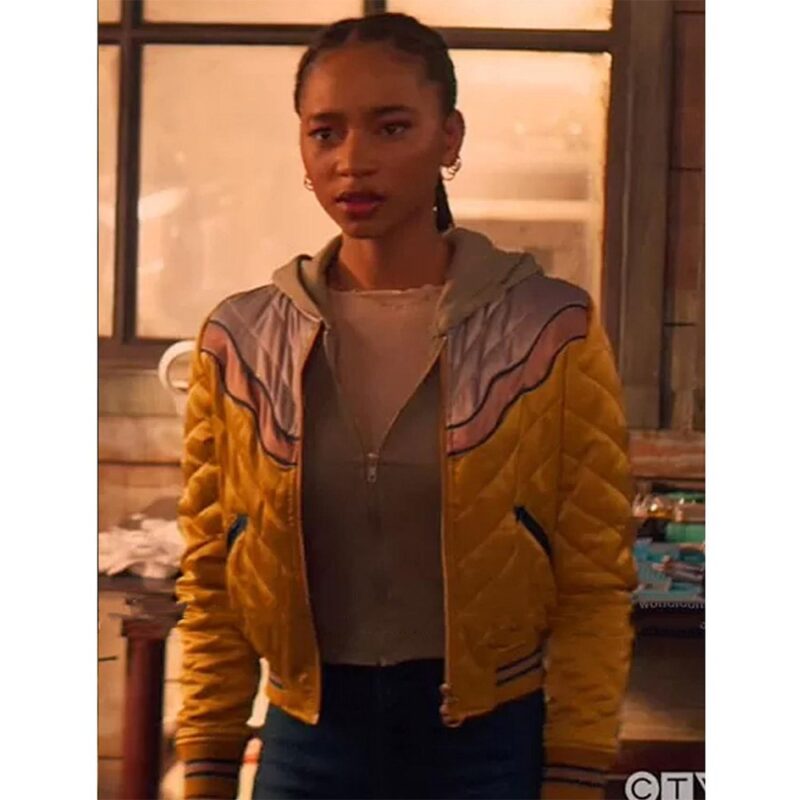 Superman & Lois Tayler Buck Bomber Jacket