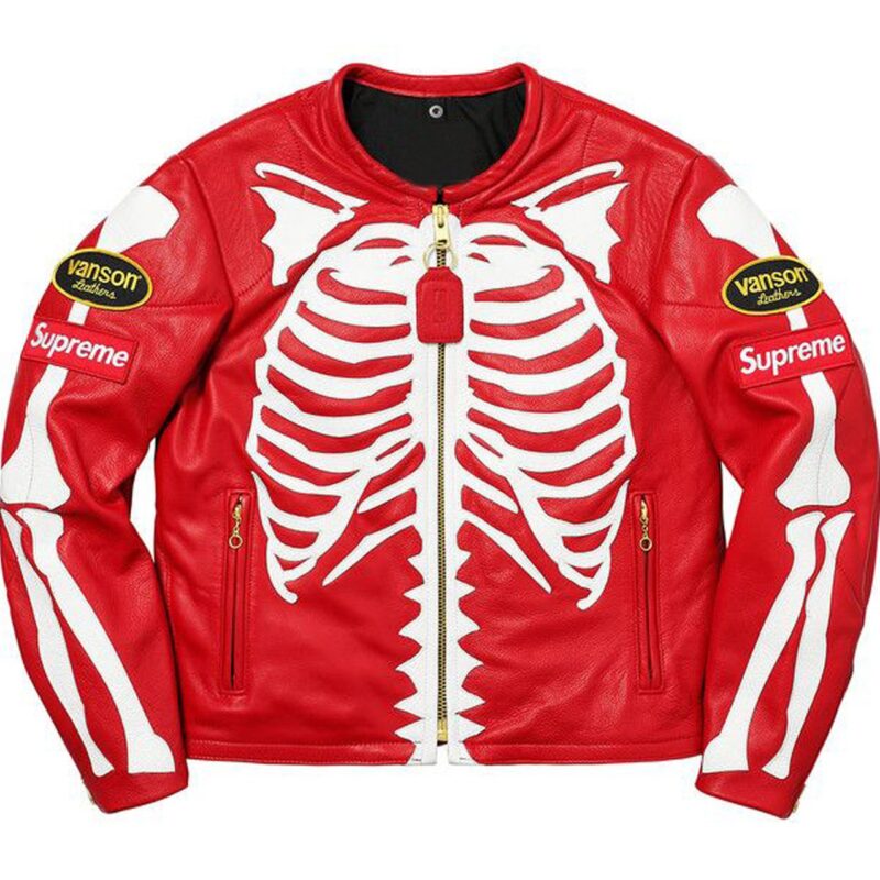 Skeleton Vanson Leather Jacket