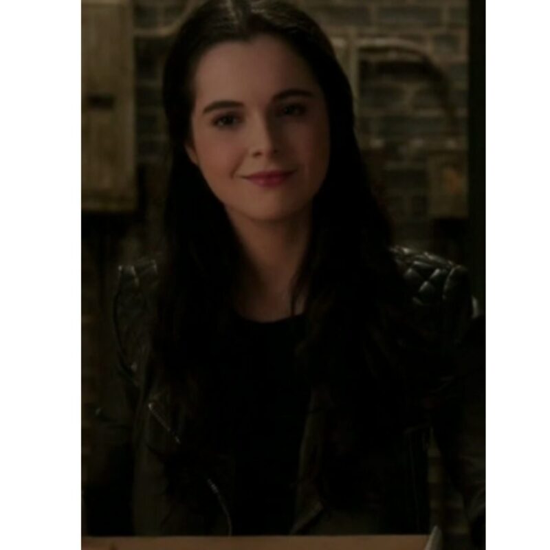 Switched at Birth S05 Vanessa Marano Quilted Leather Jacket