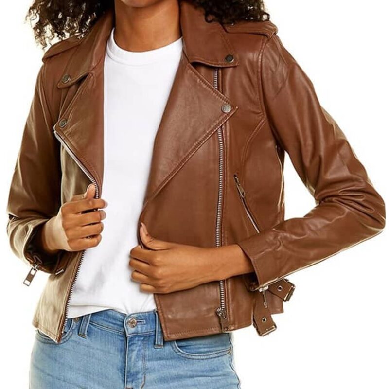 Riverdale S06 Erinn Westbrook Brown Leather Jacket